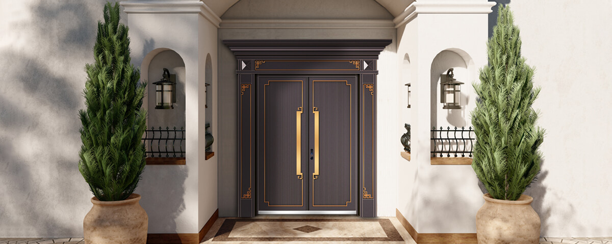 精雕铸铝门系列