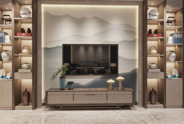 鑫尔整木公司展厅全景图