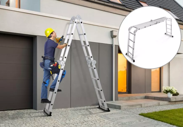 关节两用伸缩梯