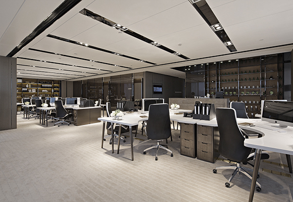 Company office environment