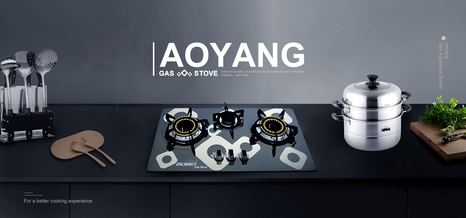 GLASS GAS STOVE 