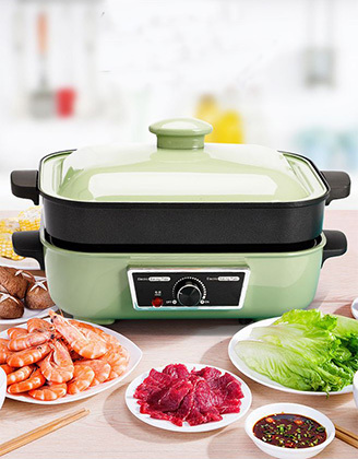 Shabu-shabu-grilled one-piece pot