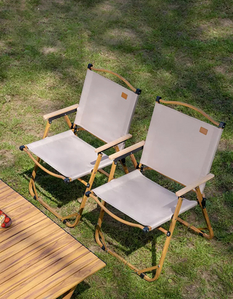 Folding tables and chairs