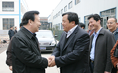 2007年3月5日省委副书记夏宝龙视察我司