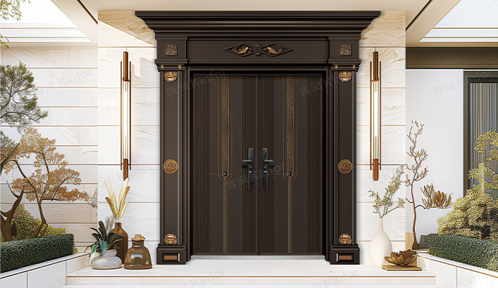 富新非标别墅大门