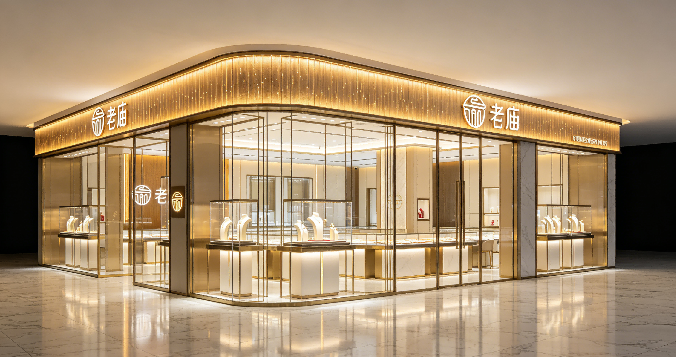 郑州颂福展柜 珠宝展柜定制 烤漆首饰展示柜珠宝柜台