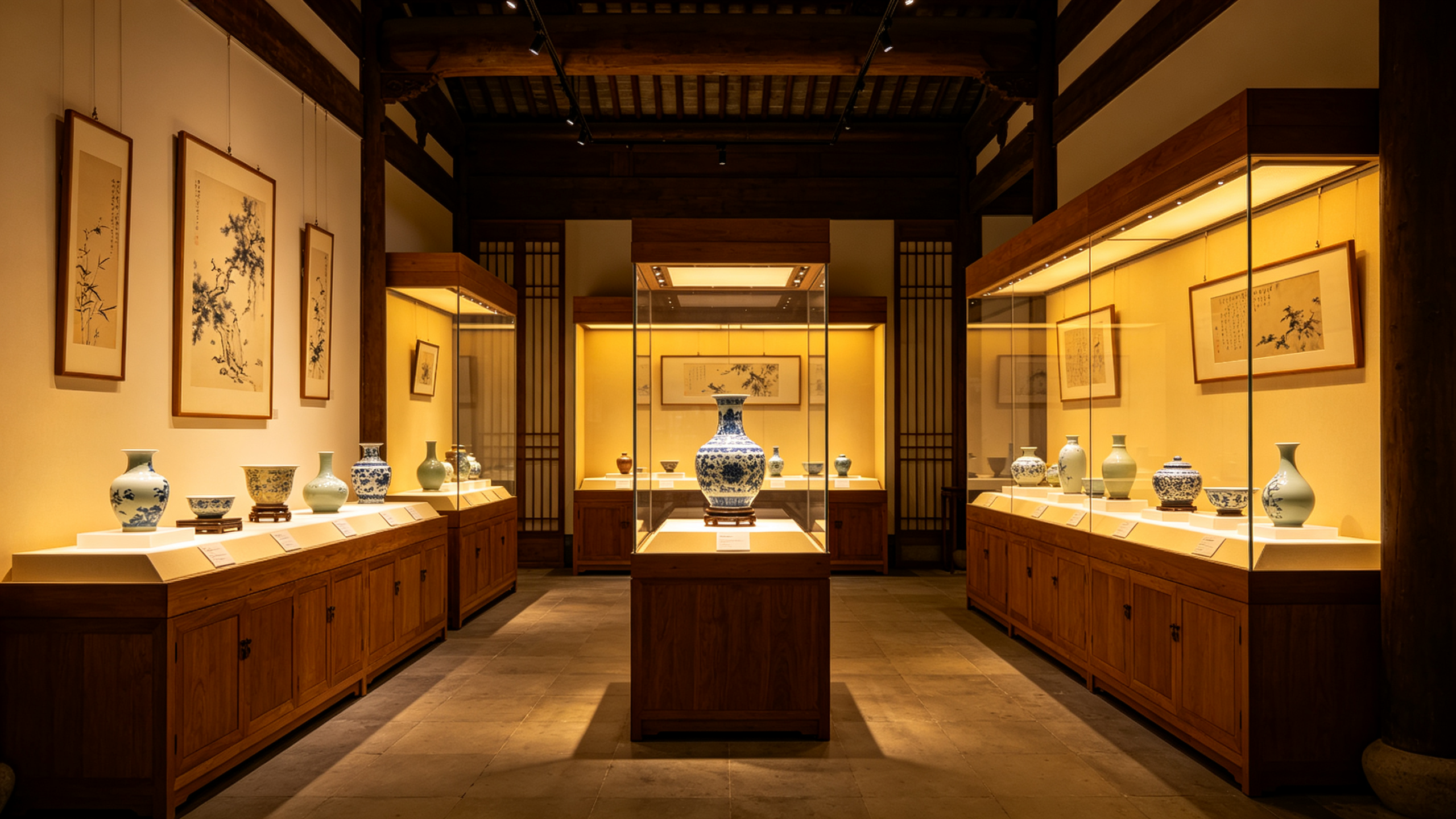 郑州颂福展柜 博物馆展柜定制 文物展示柜恒温展柜