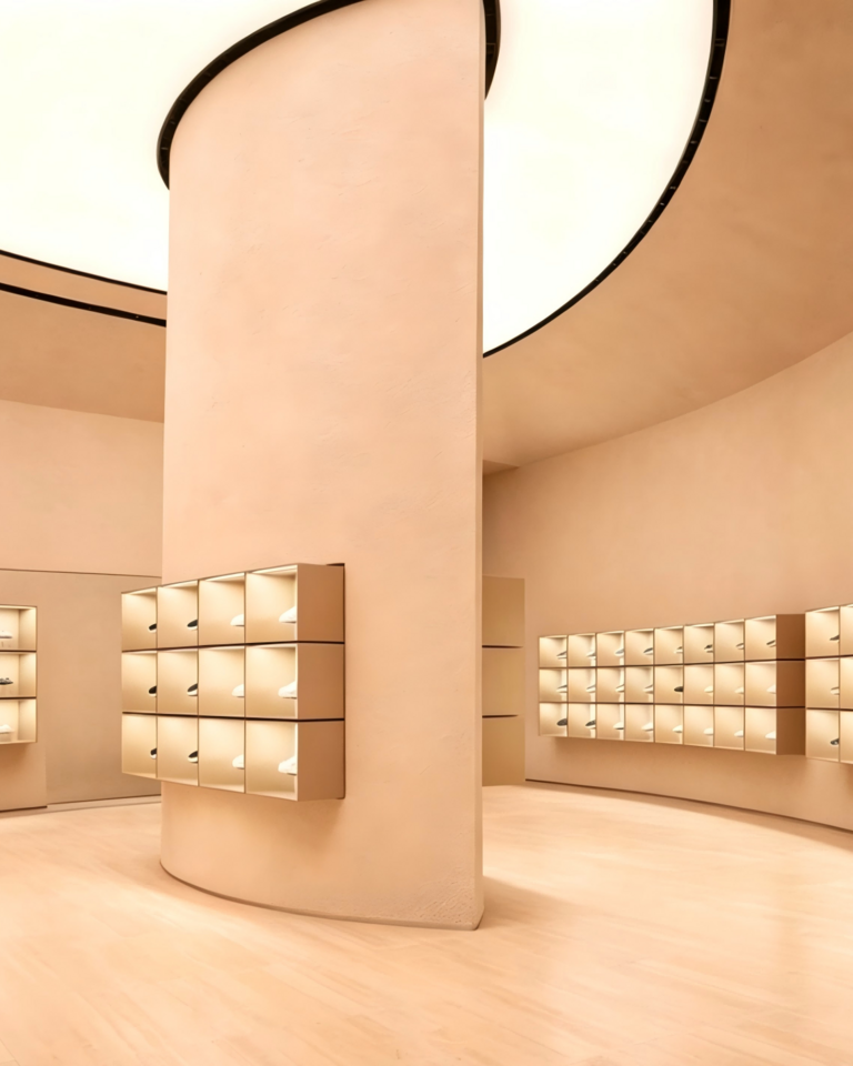 郑州颂福展柜 高端化妆品展柜定制 美妆店展柜实景
