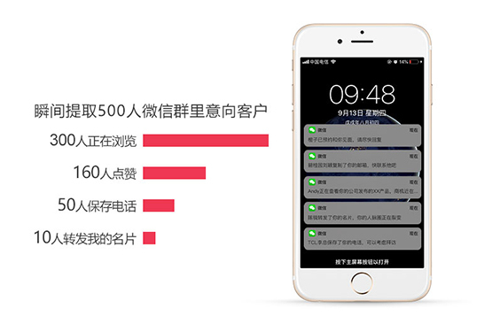 线上线下随时分享，便捷连接十亿用户