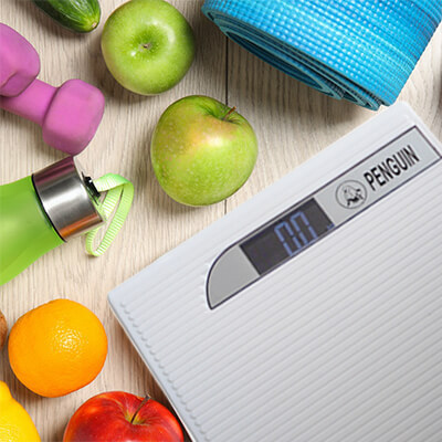 Electronic human scale 