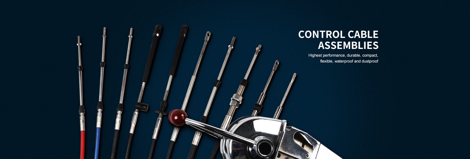 specializes in producing control cable assemblies and control levers