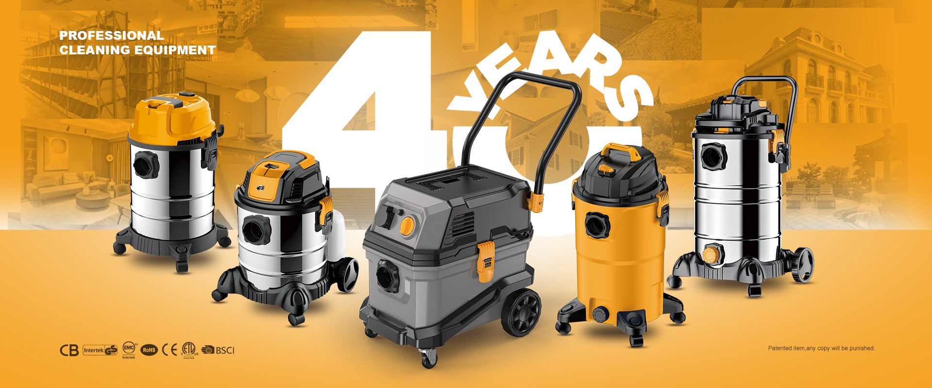 Professional
Cleaning Equipment